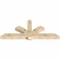 Ekena Millwork Redmond Rough Sawn Timber Gable Bracket, Douglas Fir, 84"W x 35"H x 6"D x 6"F, 10/12 Pitch GBW084X35X0606RED00RDF - alternate 5